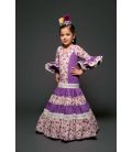 Robe de flamenca - Triana enfant violet