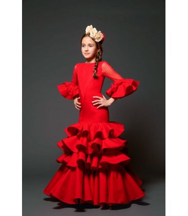 flamenca dresses 2018 girl - Aires de Feria - Geranio girl red