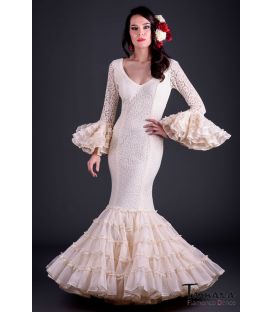 flamenco dresses 2017 - Roal - Desplante Superior Ivory