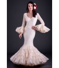Flamenco dress Desplante Superior Ivory