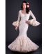 flamenco dresses 2017 - Vestido de flamenca TAMARA Flamenco - Desplante Superior Ivory