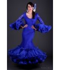 Robe de flamenca Carla Supérieur Bleu