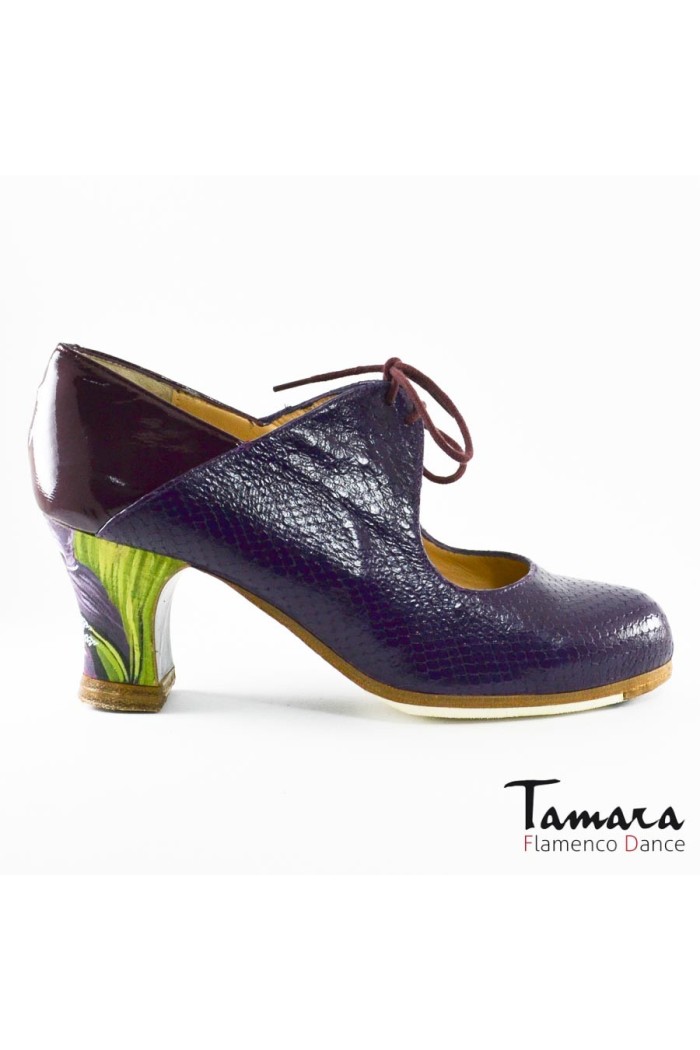 Zapatos de flamenco Profesionales modelo Zapatos de flamenco Arty Morado