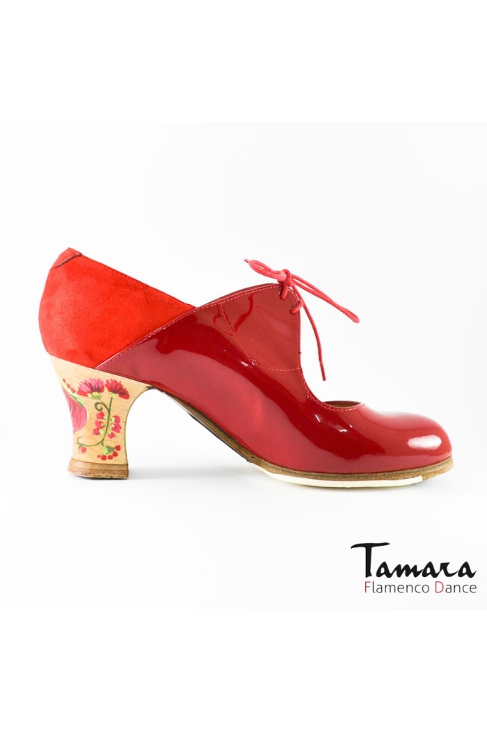 Chaussures professionnelles de flamenco modèle Chaussures de flamenco Arty Rouge