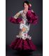 trajes de flamenca 2018 mujer - Vestido de flamenca TAMARA Flamenco - Alhambra Estampado flores