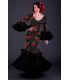 trajes de flamenca 2018 mujer - Vestido de flamenca TAMARA Flamenco - Alhambra Estampado Claveles