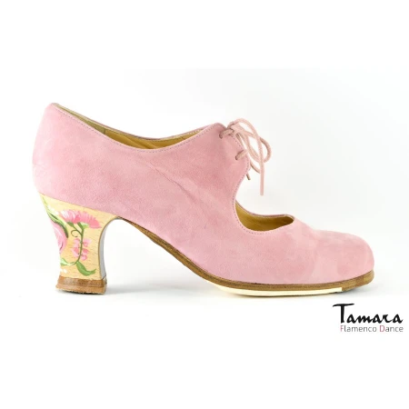  Outlet Flamenco shoes model Flamenco shoes Cordonera Rose (Special Color)