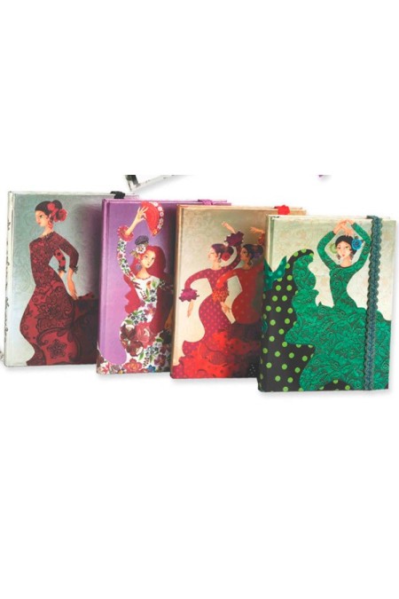 Accessoires et souvenirs de flamenco modèle Cahier Alegrias 