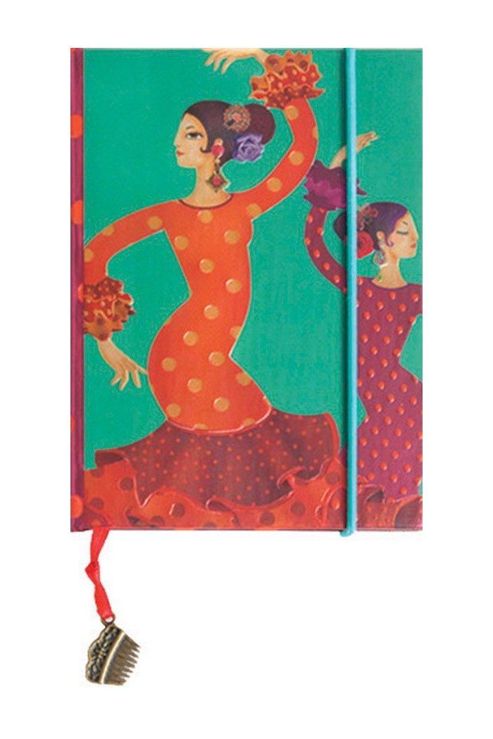  Flamenco complements and souvenirs model Mini notebook Sevillanas 