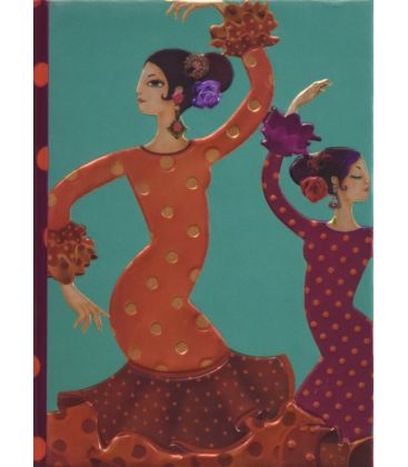 accessoires et souvenirs de flamenco - - Libreta mini Sevillanas