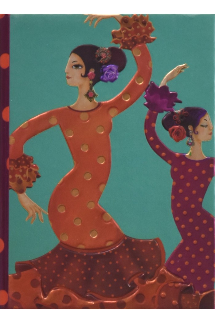  Flamenco complements and souvenirs model Mini notebook Sevillanas 