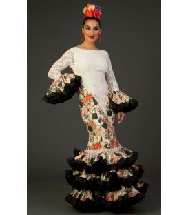 Flamenco dress Alhambra Black Printted