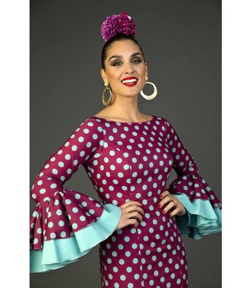 trajes de flamenca 2017 - Aires de Feria - Traje de flamenca Deseo Cardenal