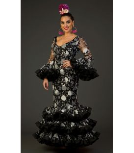 Robe de flamenca Jaleo Dentelle Imprimé