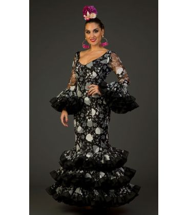 trajes de flamenca 2017 - Aires de Feria - Jaleo Encaje Estampado