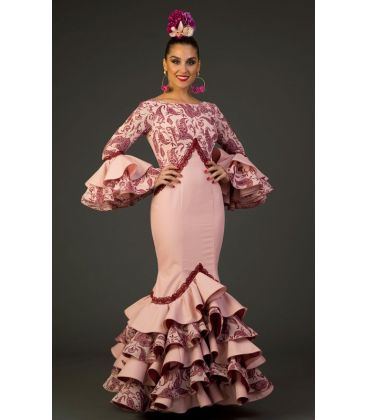 trajes de flamenca 2017 - Aires de Feria - Traje de flamenca Veronica Rosa
