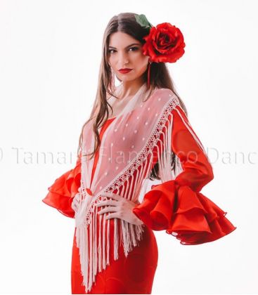 mantoncillos de flamenca - - Mantón mujer Plumeti