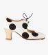 zapatos de flamenco profesionales personalizables - Begoña Cervera - Cordonera Lunares