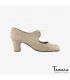 flamenco shoes professional for woman - Begoña Cervera - Angelito suede chino classic 