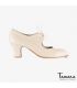 flamenco shoes professional for woman - Begoña Cervera - Angelito leather chino carrete 