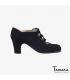 zapatos de flamenco profesionales personalizables - Begoña Cervera - Antiguo ante negro clasico 