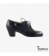 flamenco shoes for man - Begoña Cervera - Blucher Man black alligator 