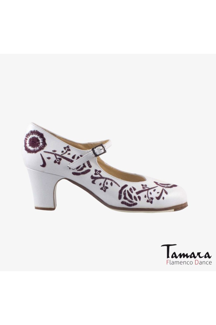 Zapatos de flamenco Profesionales Begoña Cervera modelo Zapatos de flamenco Bordado Correa II 