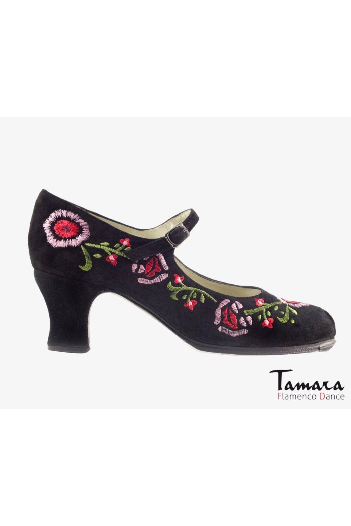 Zapatos de flamenco Profesionales Begoña Cervera modelo Zapatos de flamenco Bordado Correa II 
