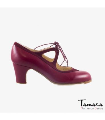 chaussures professionelles de flamenco pour femme - Begoña Cervera - Candor valdemar cuir et daim talon classique 