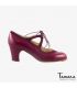 flamenco shoes professional for woman - Begoña Cervera - Candor valdemar leather and suede classic heel 