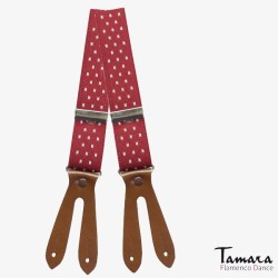 Tirantes - Adulto modelo Tirante Adulto - Lunares Rojo