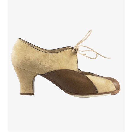 Zapatos de flamenco Profesionales Begoña Cervera modelo Zapatos de flamenco Acuarela Cordonera