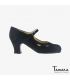 chaussures professionelles de flamenco pour femme - Begoña Cervera - Estrella daim noir carrete 