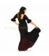 Almería con lunares - Punto (falda-vestido) - faldas flamencas mujer en stock - 