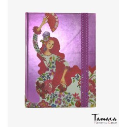 Accessoires et souvenirs de flamenco modèle Cahier Alegrias 