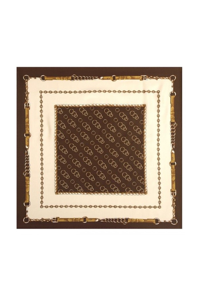  Fajin - Children model Children's sash - Design 4 Brown