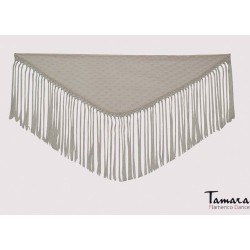 Mantoncillo feria liso/estampado/encaje modelo Mantoncillo niña - Plumeti (65-70 cm) Burdeos