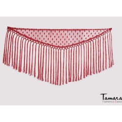 Châle foire uni/imprimé/lacé modèle Châle pour bebé - Plumeti/Dentelle (45-50 cm) Beige