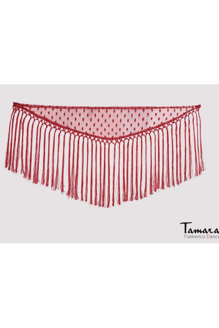 Mantoncillo feria liso/estampado/encaje modelo Mantoncillo bebe - Plumeti (45-50 cm) Beige