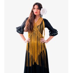 Frange modèle Franges pour danser TAMARA (2 mètres) Ivoire