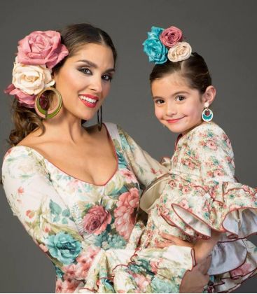flamenca dresses 2018 for woman - Aires de Feria - Flamenca dress Andujar Printed