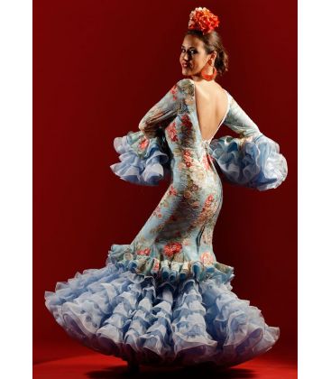 woman flamenco dresses 2019 - Vestido de flamenca TAMARA Flamenco - Flamenco dress Alhambra celeste