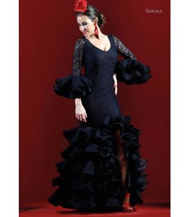 trajes de flamenca 2019 mujer - Roal - Traje de gitana Graciela Encaje