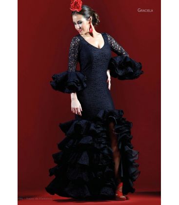 trajes de flamenca 2019 mujer - Vestido de flamenca TAMARA Flamenco - Traje de gitana Graciela Encaje