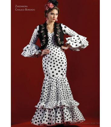 trajes de flamenca 2018 mujer - Vestido de flamenca TAMARA Flamenco - Vestido de flamenca Zarzamora Lunares
