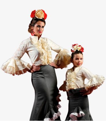 faldas y blusas flamencas en stock envío inmediato - Vestido de flamenca TAMARA Flamenco - Blusa Prosa Superior