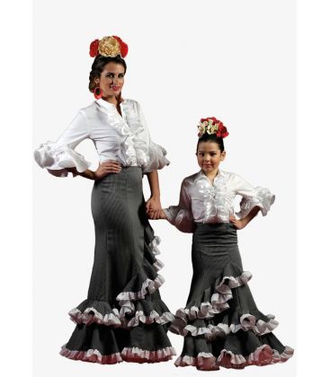 blouses et jupes de flamenco en stock livraison immédiate - Vestido de flamenca TAMARA Flamenco - Blouse Tablao supérieure