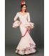 trajes de flamenca 2018 mujer - Aires de Feria - Traje de sevillana Ronda lunares