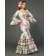 trajes de flamenca 2018 mujer - Aires de Feria - Traje de flamenca Andujar Estampado