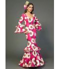 Robe de flamenca Marbella fleurs